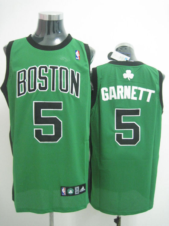 Boston Celtics Garnet Gree Black Jersey